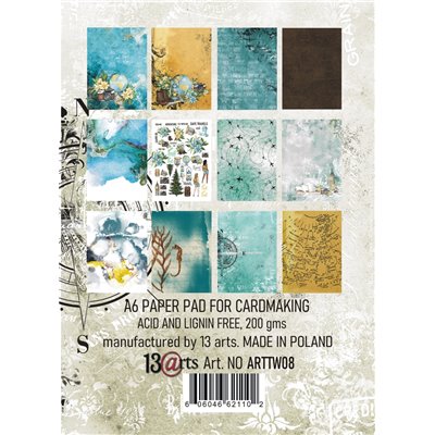 TRAVEL THE WORLD A6 paper pad