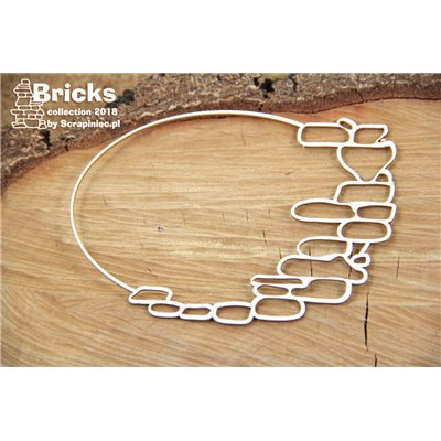 Bricks - Oval frame
