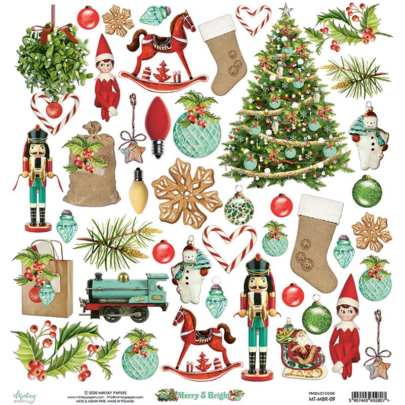 12 x 12 Elements Paper - Merry & Bright