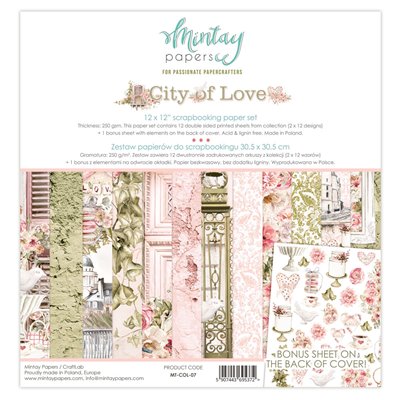 12 x 12 Paper Set - City of Love