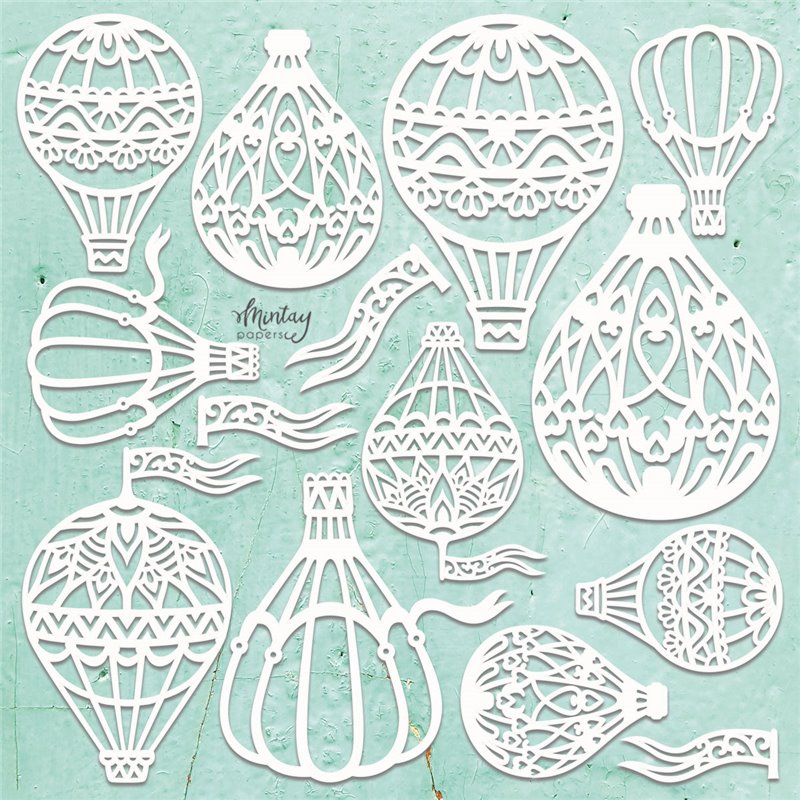 Mintay Chippies - Decor - Hot Air Balloons Set