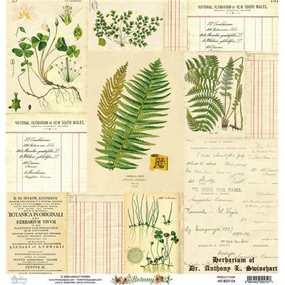6 x 6 Paper Pad - Botany