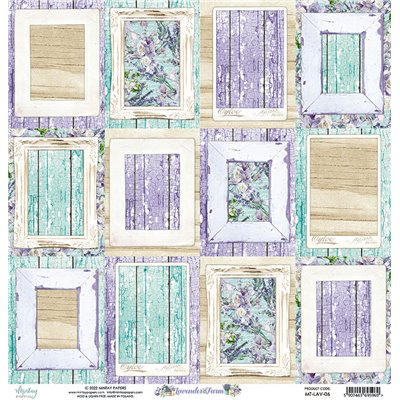 12 x 12 Paper Set - Lavender Farm maxi