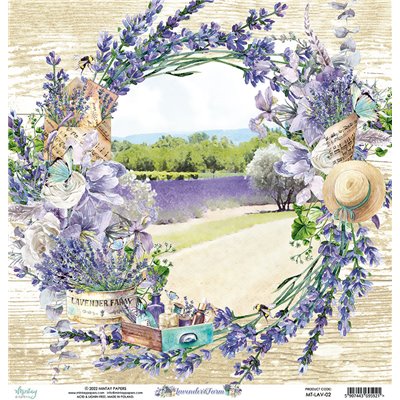 6 x 6 Paper Pad - Lavender Farm
