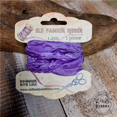 Old Fashion satin ribbon - alpine violet