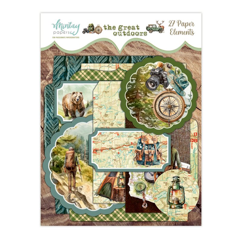 Paper Elements - The Great Outdoor, 27 pcs
