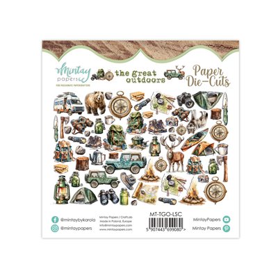 Paper Die-Cuts - The Great Outdoor, 60 pcs