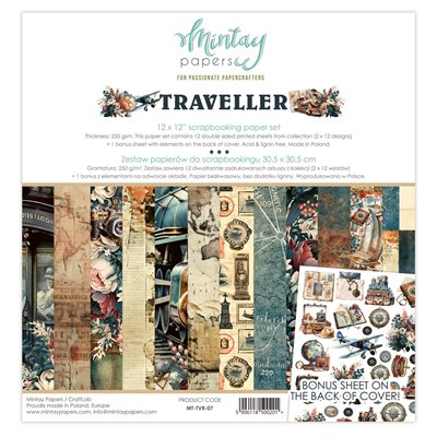 12 x 12 Paper Set - Traveller