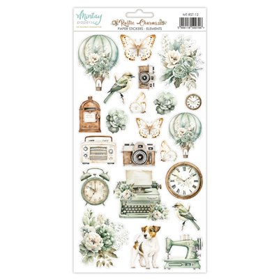 6 x 12 Paper Stickers - Rustic Charms - Elements
