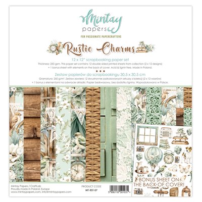 12 x 12 Paper Set - Rustic Charms