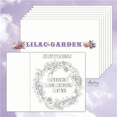 Lilac Garden 6x8 albumalap