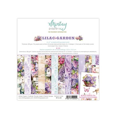 6 x 6 Paper Pad - Lilac Garden