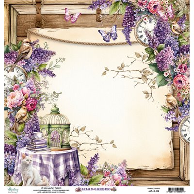 12 x 12 Paper Set - Lilac Garden