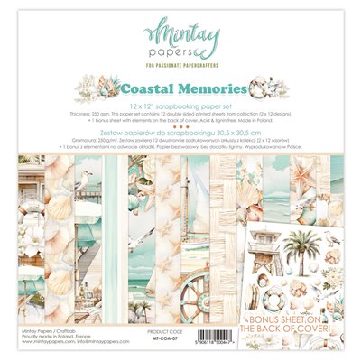 12 x 12 Paper Set - Coastal Memories